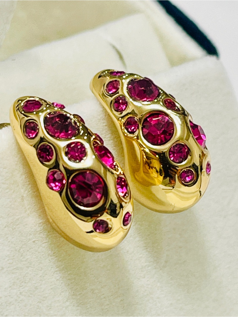 Kurt Geiger Gold-Tone Earrings with  Crystal Accents
